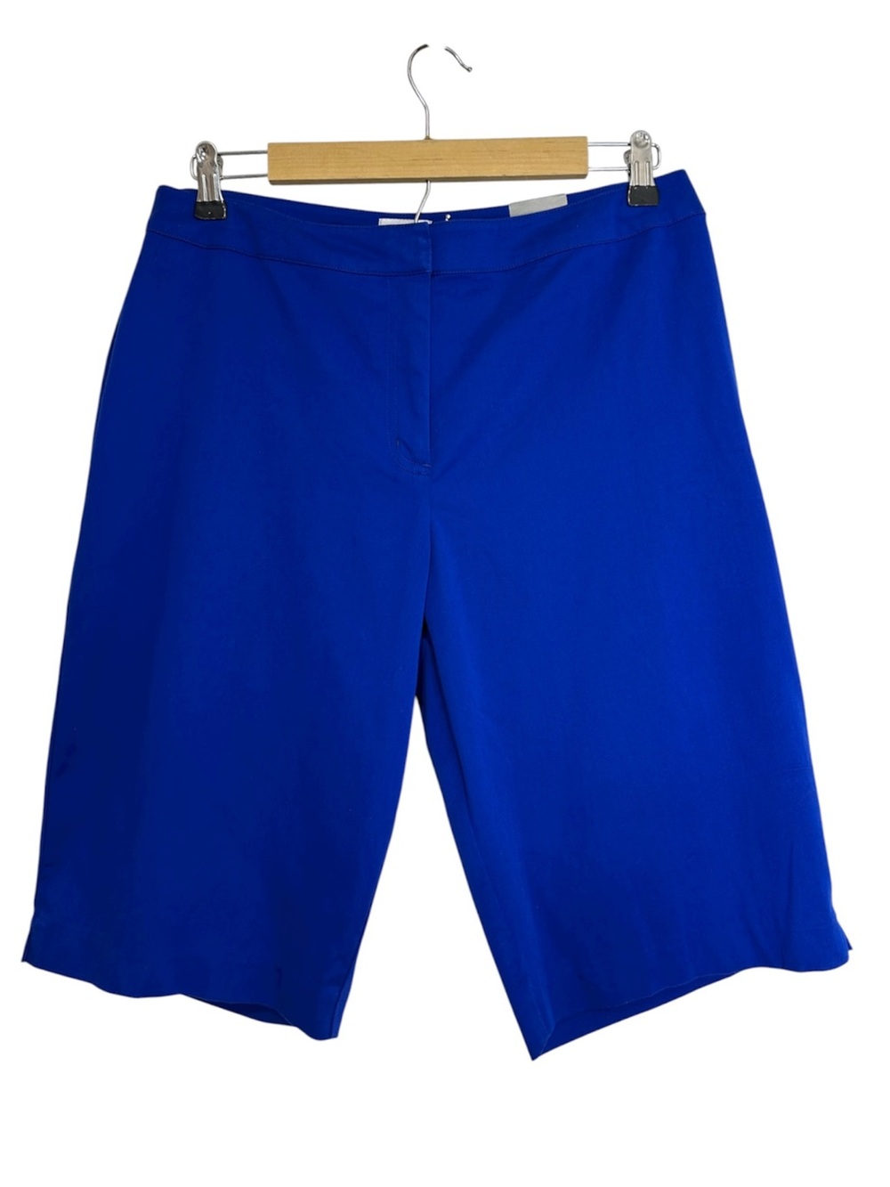 Chico's Ocean Beach Norris Cotton Blend Versatile Stylish Bermuda Short 1.5/M/10